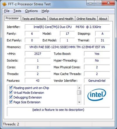 cpu溫度、規格、燒機、排名比較-FFT-z